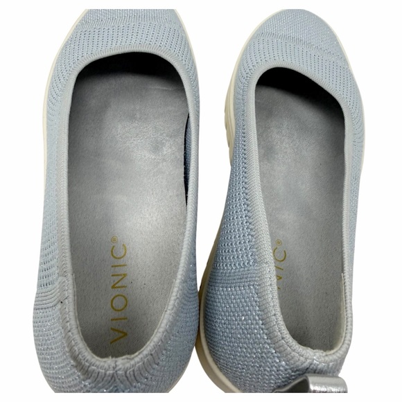 Vionic Uptown Knit Skimmer Flat‎ in Grey Size 9 - Picture 12 of 16
